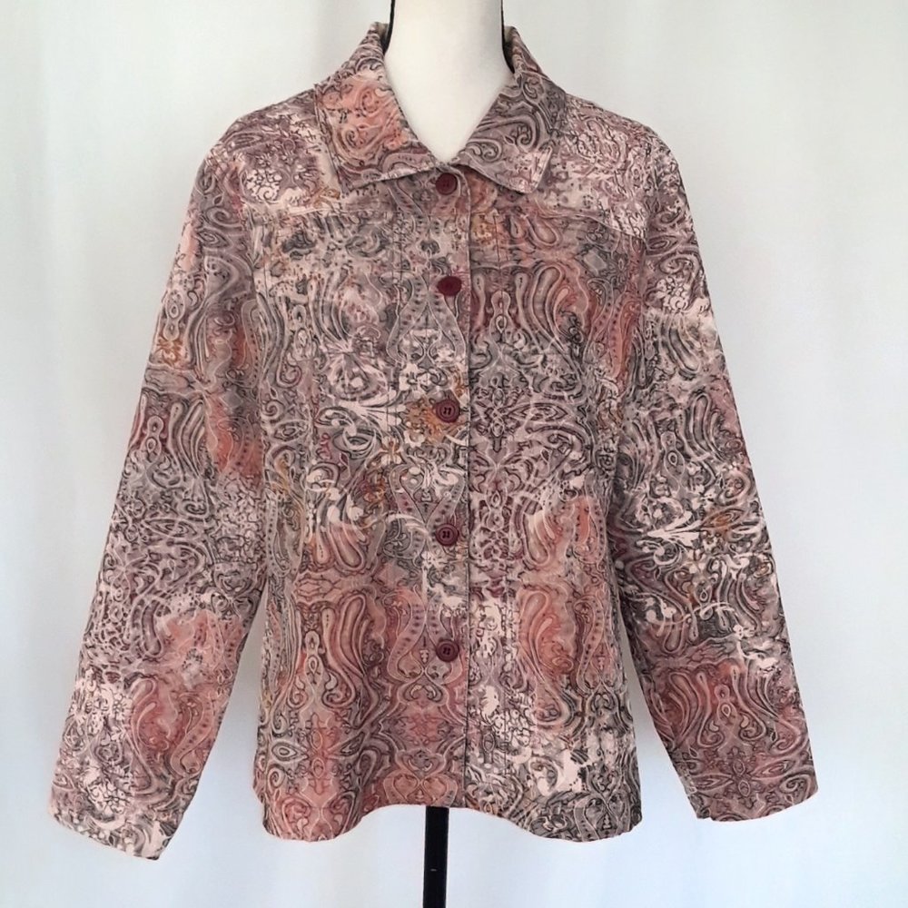 Eden Court Paisley Embroidered Multicolored Jacket